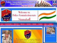 Tablet Screenshot of nizamabadpolice.com